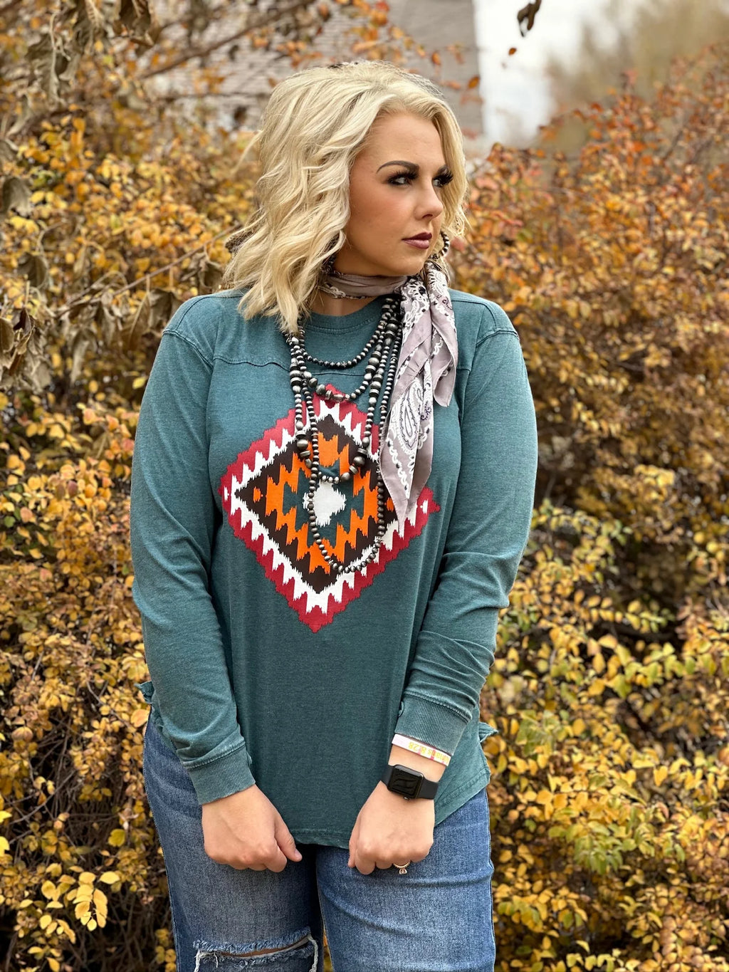 The Chey Aztec Long Sleeve Lazy JM Boutique