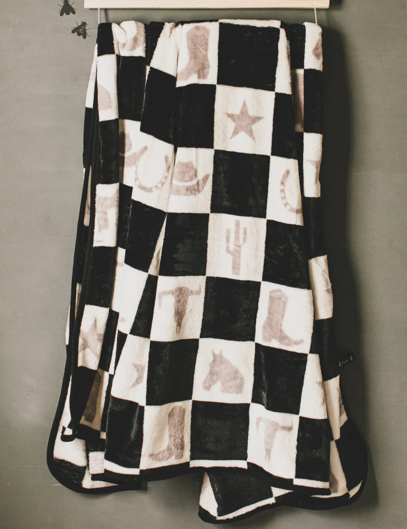 The Square Up Sheriff Blanket (2 Sizes) Lazy JM Boutique