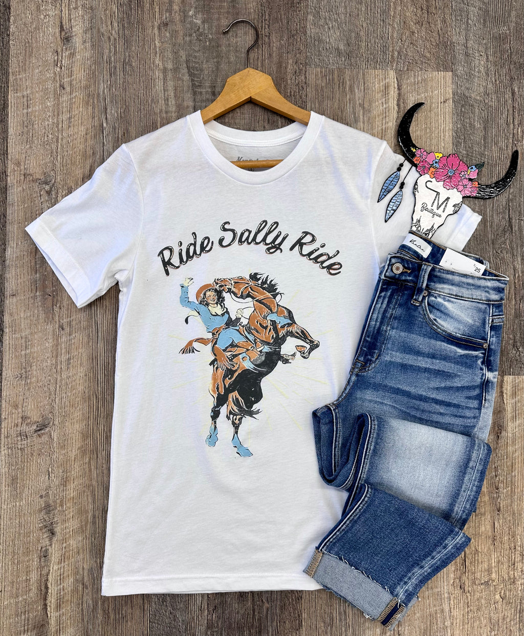 The Ride Sally Ride TShirt Lazy JM Boutique