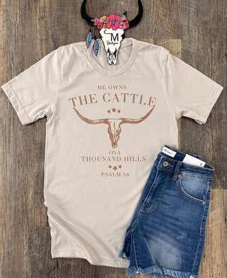 The He Owns The Cattle T-Shirt