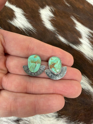 Handmade Turquoise Stones Earrings