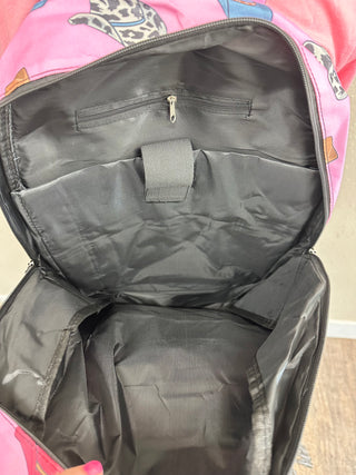 The Pink Cowboy Hat Backpack