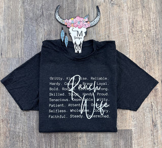 The Ranch Wife Description T-Shirt