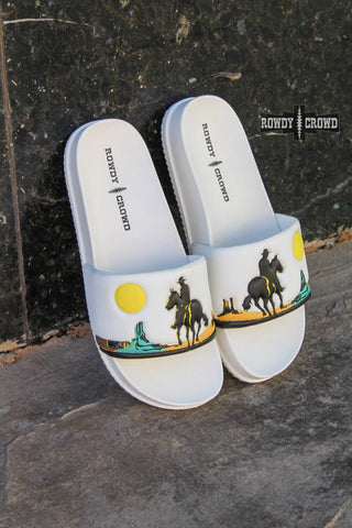 The Western Slide Sandals