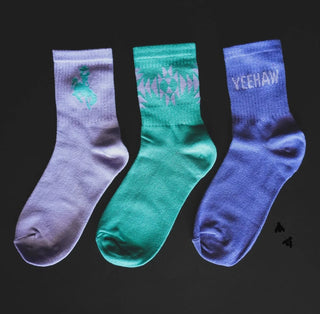The Western Lilac Socks