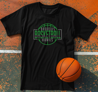 The Broadus Hawks Basketball T-Shirt