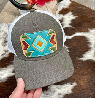 The Teal Navajo Hat