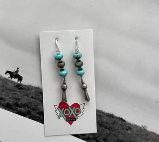 The Turquoise Drop Earrings