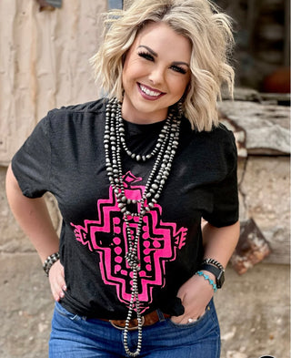The Pink Aztec T-Shirt