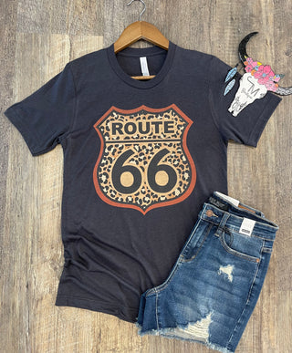 The Leopard Route 66 T-Shirt